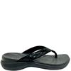 CROCS LDS SEQUIN TOE MUST SANDAL - BLACK